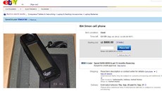 IBM Simon - první smartphone na svt v aukci na portálu eBay