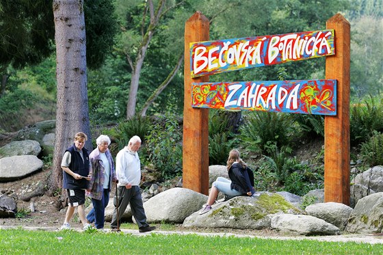 Beovská botanická zahrada se rozkládá na ploe devíti hektar.