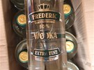 Moravskoslezská policie zjistila metylalkohol v lahvi s etiketou Frederic Wodka...