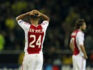 TO SNAD NE. Fotbalist Ajaxu Amsterdam nemohou uvit, e v zvru zpasu