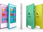 Přehrávače iPod nano jsou v sedmi barevných provedeních Přehrávače iPod nano jsou v sedmi barevných provedeních