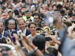 Kate a William jsou práv na cest po Dálném východ. 