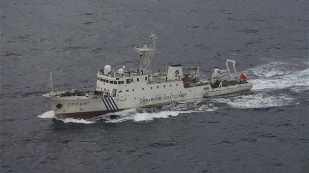 nsk hldkov lo Chaj-ien 46, kterou Peking vyslal ke spornmu soustrov Tiao-j-tchaj ili Senkaku.