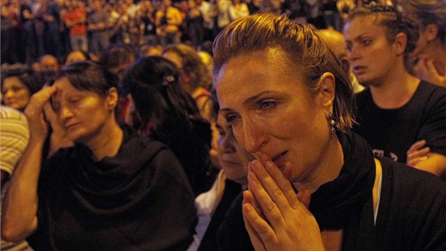 Protesty proti trn vz v gruznskm Tbilisi (19. z 2012)