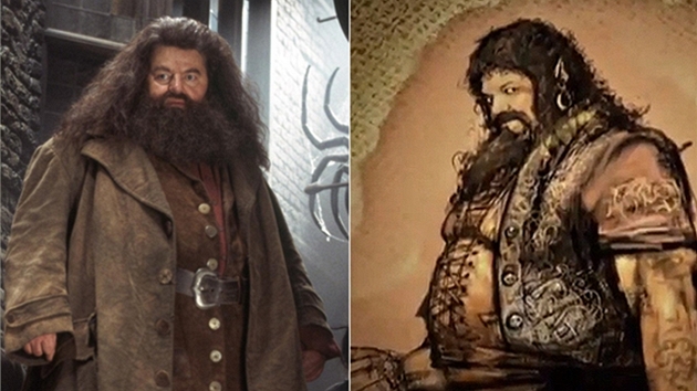 Hagrid z film o Harrym Potterovi