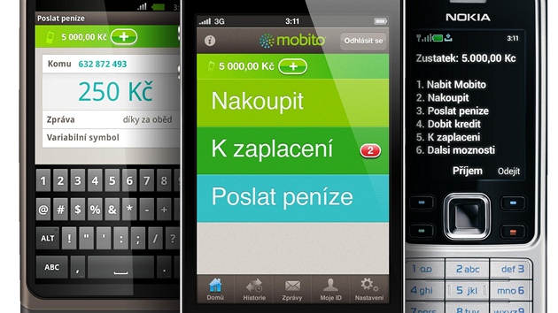 Aplikace pro mobiln platby Mobito