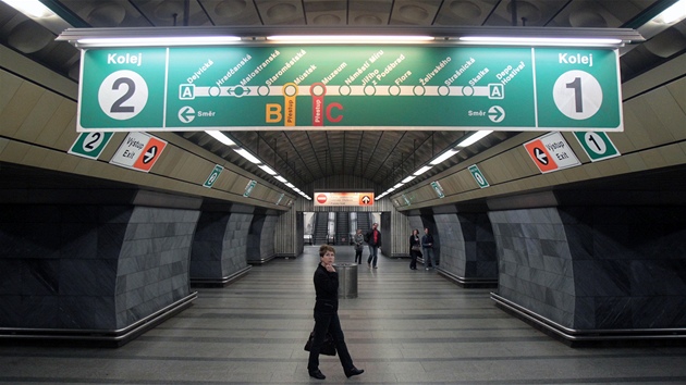 Metro - stanice Malostranská na trase A