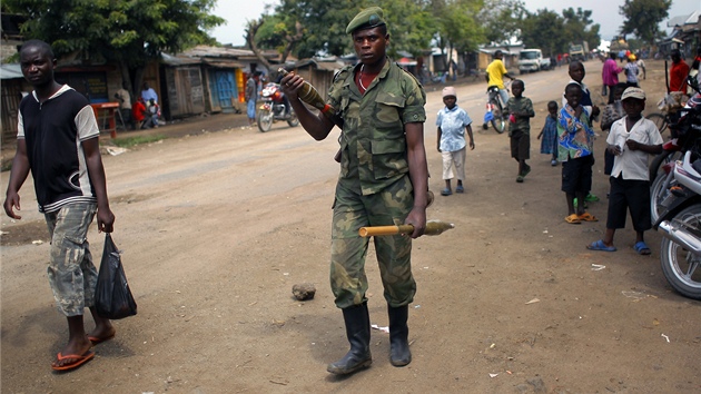 len rebelujc vojensk organizace M23, kter se odtpila od konsk armdy v Severnm Kivu (5. srpna 2012)