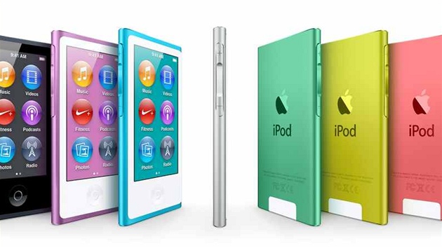 Pehrvae iPod nano jsou v sedmi barevnch provedench