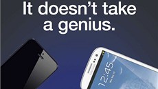 Srovnávací reklama Samsungu Galaxy S III s iPhonem 5, která se objevila v USA,