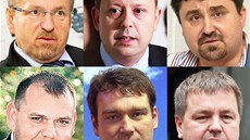 Šestice rebelů v ODS (nahoře zleva: Ivan Fuksa, Marek Šnajdr, Tomáš Úlehla, Jan Šestice rebelů v ODS (nahoře zleva: Ivan Fuksa, Marek Šnajdr, Tomáš Úlehla, Jan
