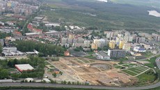 Nová silnice mezi budějovickými sídlišti Máj a Vltava povede přes areál Nová silnice mezi budějovickými sídlišti Máj a Vltava povede přes areál