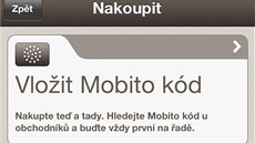 Aplikace pro mobilní platby Mobito