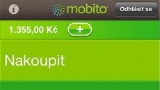 Aplikace pro mobilní platby Mobito