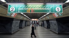 Metro - stanice Malostranská na trase A Metro - stanice Malostranská na trase A