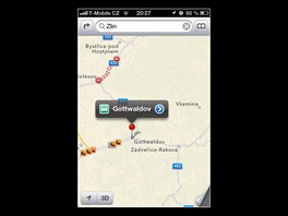 Vtpky a nepesnosti map pro iOS6