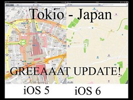 Vtpky a nepesnosti map pro iOS6