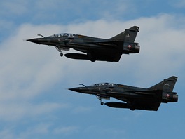 Francouzsk stroje Mirage 2000 na Dnech NATO v Ostrav