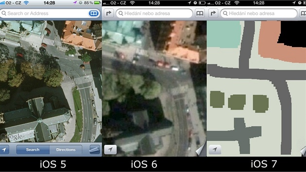 Vtpky a nepesnosti map pro iOS6