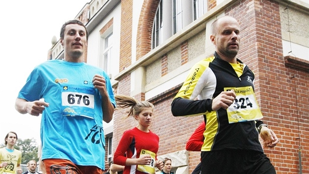 Beck zvod Run Tour 2012. Hromadn prbh mstem Hradec Krlov.