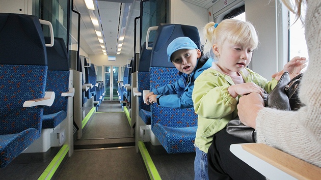 Interir nov vlakov soupravy RegioShark.