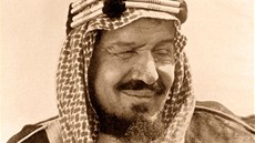 Nkdejí saúdskoarabský král Abdal Azíz ibn Saúd 