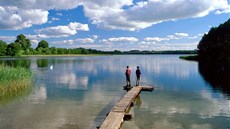 Mazurská jezera v Polsku