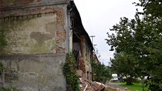 Zícený rozebíraný dm ve Slezské Ostrav. (27. záí 2012)