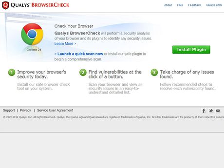 BrowserCheck by Qualys.com