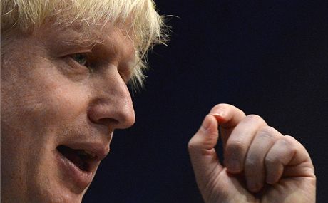Londýnský starosta Boris Johnson promluvil na sjezdu Konzervativní strany v...