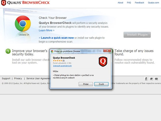 BrowserCheck by Qualys.com