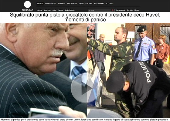 Podle italského zpravodajského serveru Euronews stílel útoník v Chrastav na