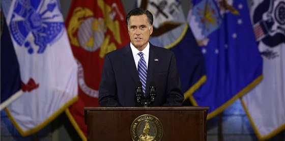 O své vizi zahraniní politiky promluvil Mitt Romney na Virginském vojenském