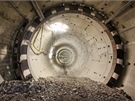 Tunel v míst budoucí vzduchotechnické propojky