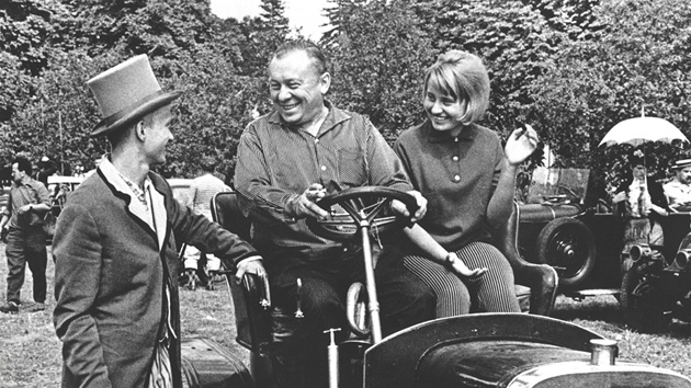 Karel Zeman s dtmi Ludmilou a Karlem (1960)