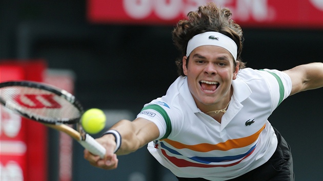 Milos Raonic ve finle turnaje v Tokiu