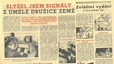 První pokusy o sledování družice, 7.10.1957 První pokusy o sledování družice, 7.10.1957