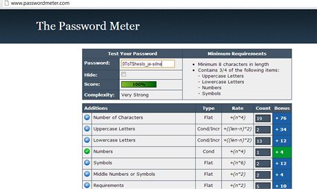 Passwordmeter.com 
