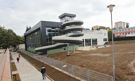 Nové relaxaní centrum ve áe nad Sázavou je u tsn ped dokonením.