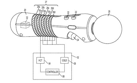 Spolenost SONY si patentovala upravenou verzi pohybového ovladae MOVE, který