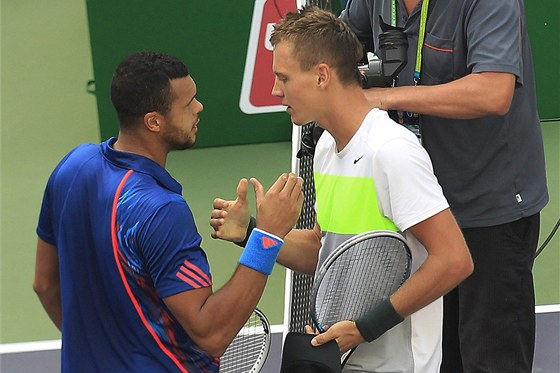 Tomá Berdych a Jo-Wilfried Tsonga