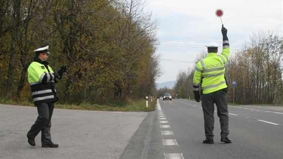 Policisté se vydali za vozidlem, které jelo v protismru. (Ilustraní snímek)