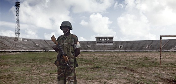 Fotbalový stadion v Mogadiu slouí svému úelu jen výjimen. U dvacet let na