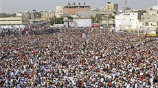 Protesty v Karáí proti postelení Malály Júsufzajové. V Pákistánu se na...