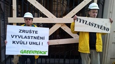 Greenpeace symbolicky vyvlastnili sídlo SSD