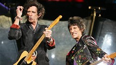 Keith Richards pi koncert Rolling Stones v Brn