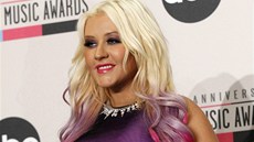 Christina Aguilera na nominaním veeru amerických hudebních cen