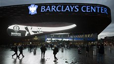 A JDE SE NA BASKET. Barclays Center, aréna Brooklyn Nets, před absketbalovou A JDE SE NA BASKET. Barclays Center, aréna Brooklyn Nets, před absketbalovou