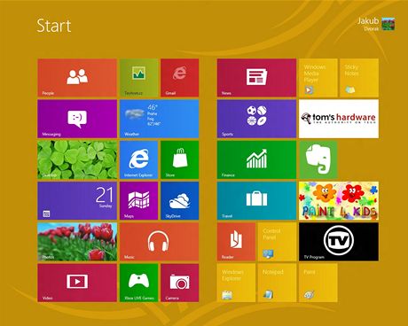 Windows 8 - start menu