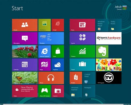 Windows 8 - start menu